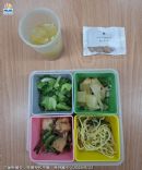 香酥魚丁/香酥魚羹配料/白玉燒油腐/小白菜/三絲羹湯/堅果